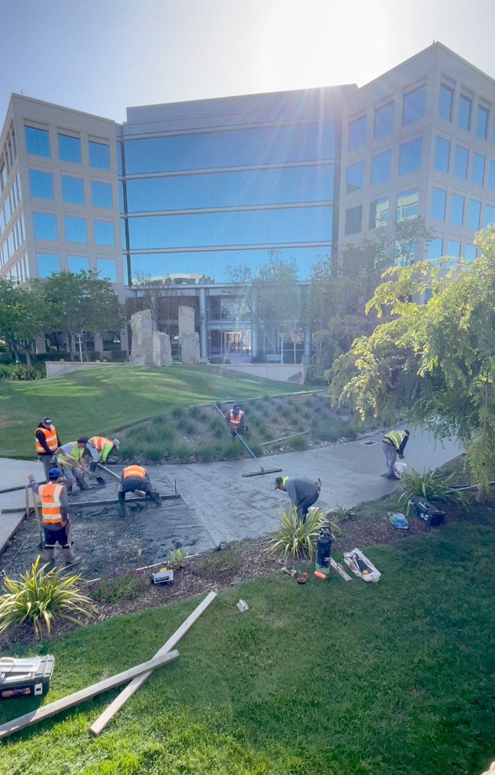 calvac paving concrete work commercial in San Jose
