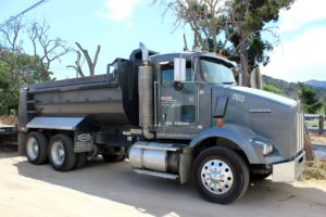 Calvac Paving Truck in San Jose Bay Area