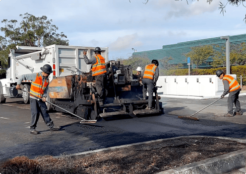 Calvac Paving in San Jose asphalt work