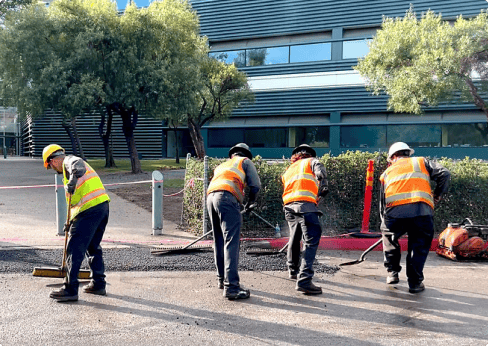 Calvac Paving in San Jose asphalt work