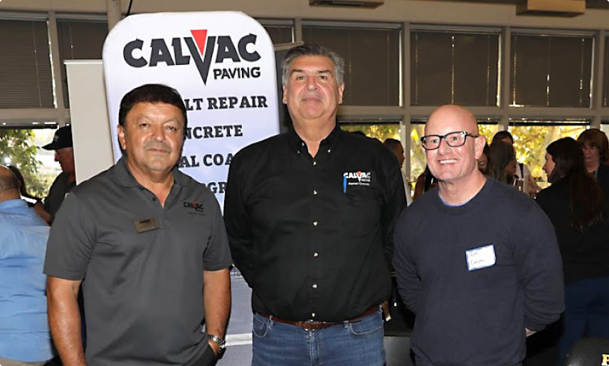 San Jose asphalt and concrete calvac paving team
