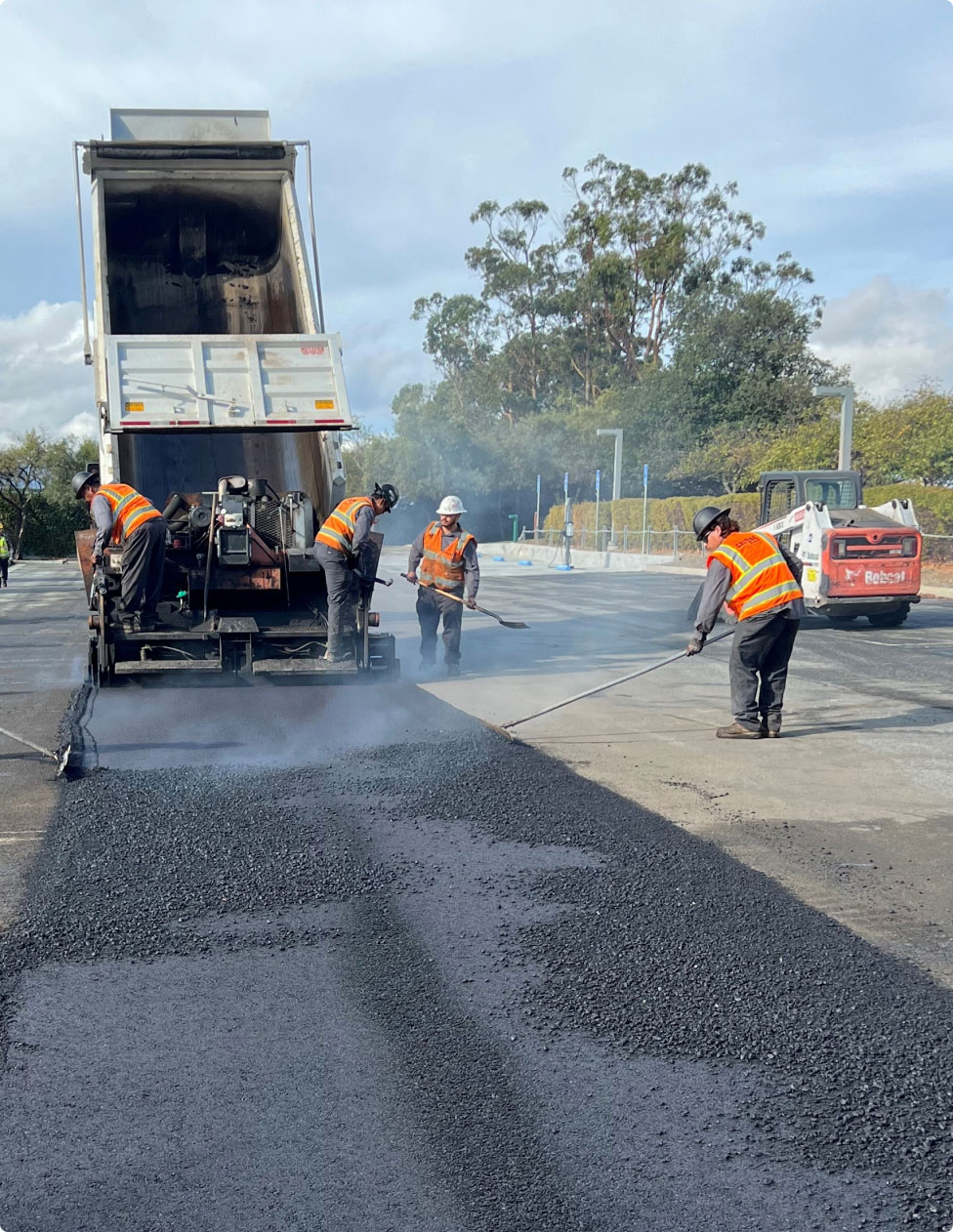 cavlac paving in San Jose concrete and asphalt workers