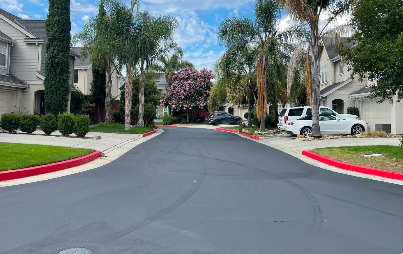 San Jose asphalt and concrete calvac paving in San Jose residential asphalt road