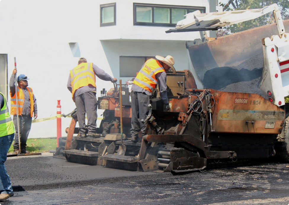 calvac paving asphalt and concrete project budgeting work