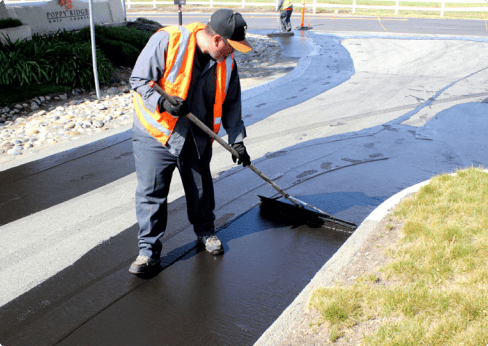 Calvac Paving in San Jose seal coating and striping work