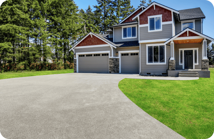 home concrete driveway paving work in california