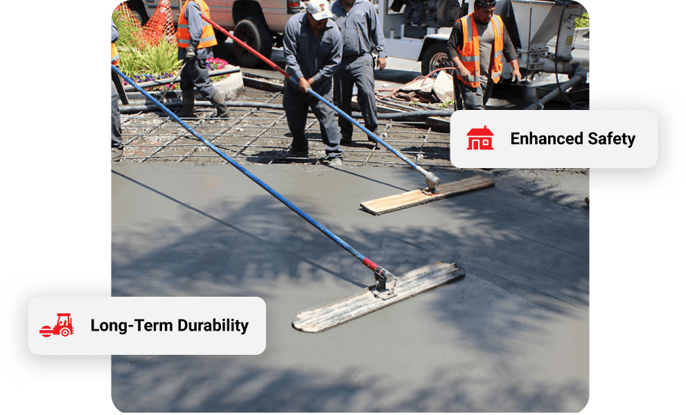 Northern California concrete calvac paving
