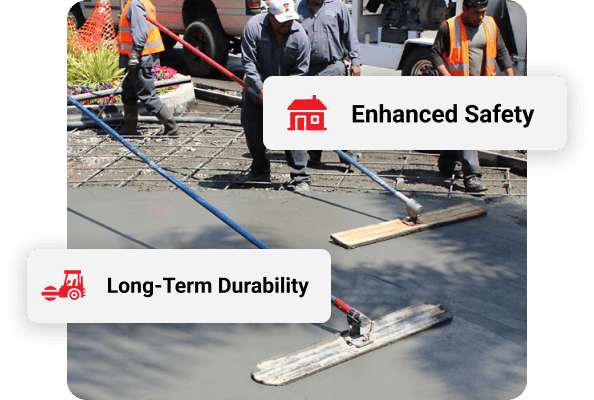 Northern California concrete calvac paving
