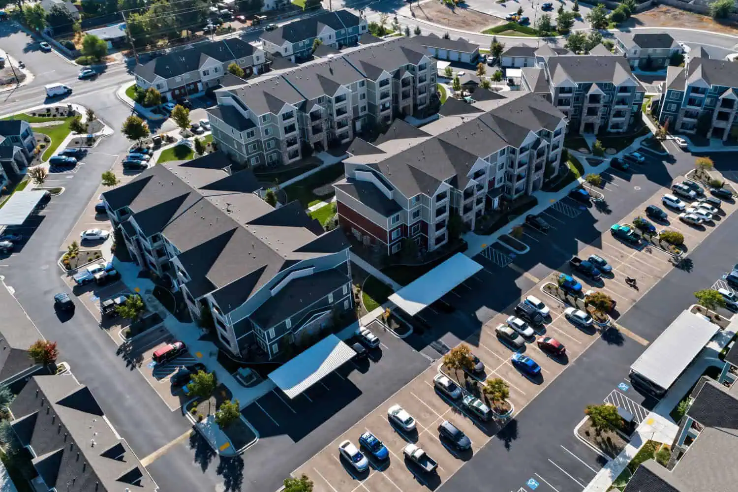 apartment complex parking lot paving Bay Area property manager